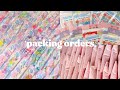 studio vlog 006: packing orders after a shop update 🎄