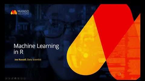 Intro to Machine Learning in R webinar