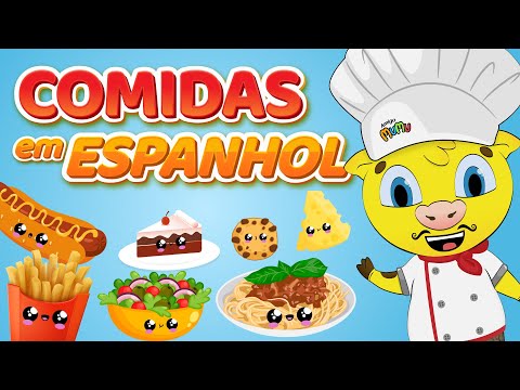 Aula de Espanhol | Alimentos em Espanhol | Comidas em Espanhol