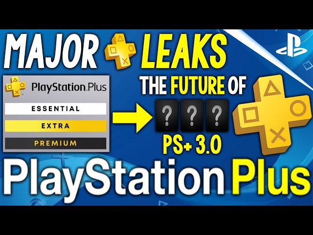 MAJOR PS PLUS UPDATES! The Future of PS+ LEAK, Tons of New Plus Game Trials  +New PS Plus Credit Deal 
