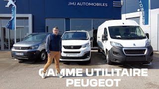 La gamme Utilitaire Peugeot dans le groupe JMJ