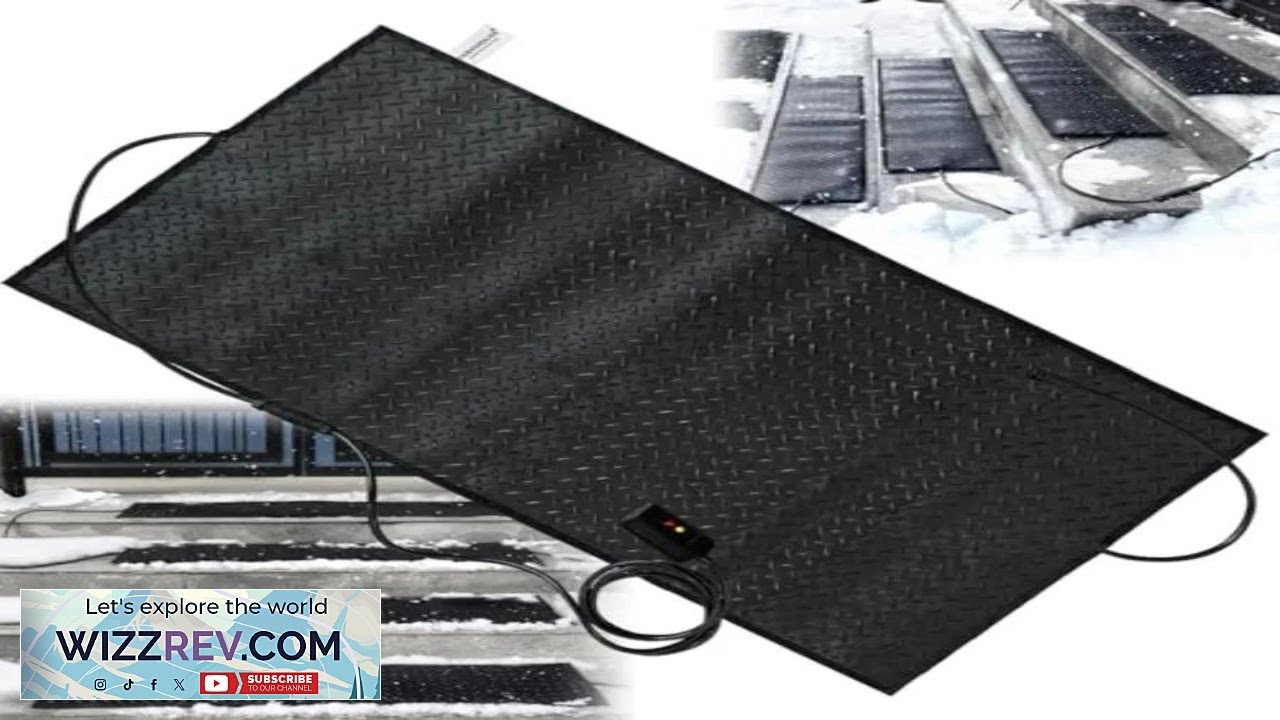 Heated Snow Melting Mats40x60in Snow Melting Mats Outdoor Electric Ice Melting Mats