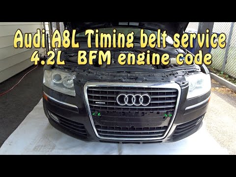 Audi A8 Timing Belt service on BFM 4.2L engine