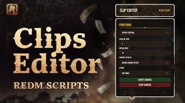 RedM Clip Editor | Cinematic Camera Travel & Clip Creation System