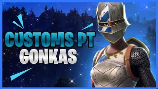  DE VOLTA AO FORTNITE!! CUSTOMS PT & AVALIAR OUTFITS | CODE GONKAS NA LOJA #ad