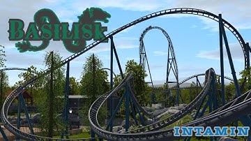 Basilisk - Intamin LSM Multi-Launch Coaster || 4K - 60FPS || No Limits 2 Pro