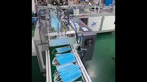 Fully Automatic Flat Ear-Loop Mask Machine