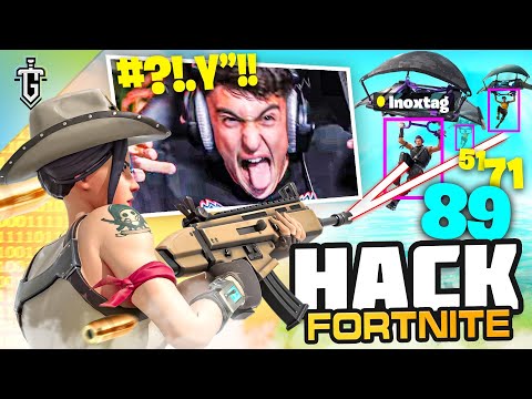 J'ai 1V1 un YOUTUBEUR CONNU avec des HACKS sur Fortnite.. (il a pleuré 😭)