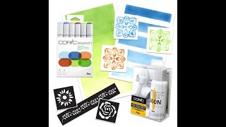 Online Class Copic With Us Make Stencil Art and Create Backgrounds with Tape Masking Michaels