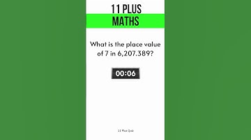 11 Plus Exam Paper | Maths Preparation [Question #103]