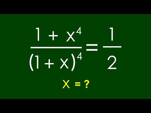 A Nice Algebra Problem Math Olympiad Find x