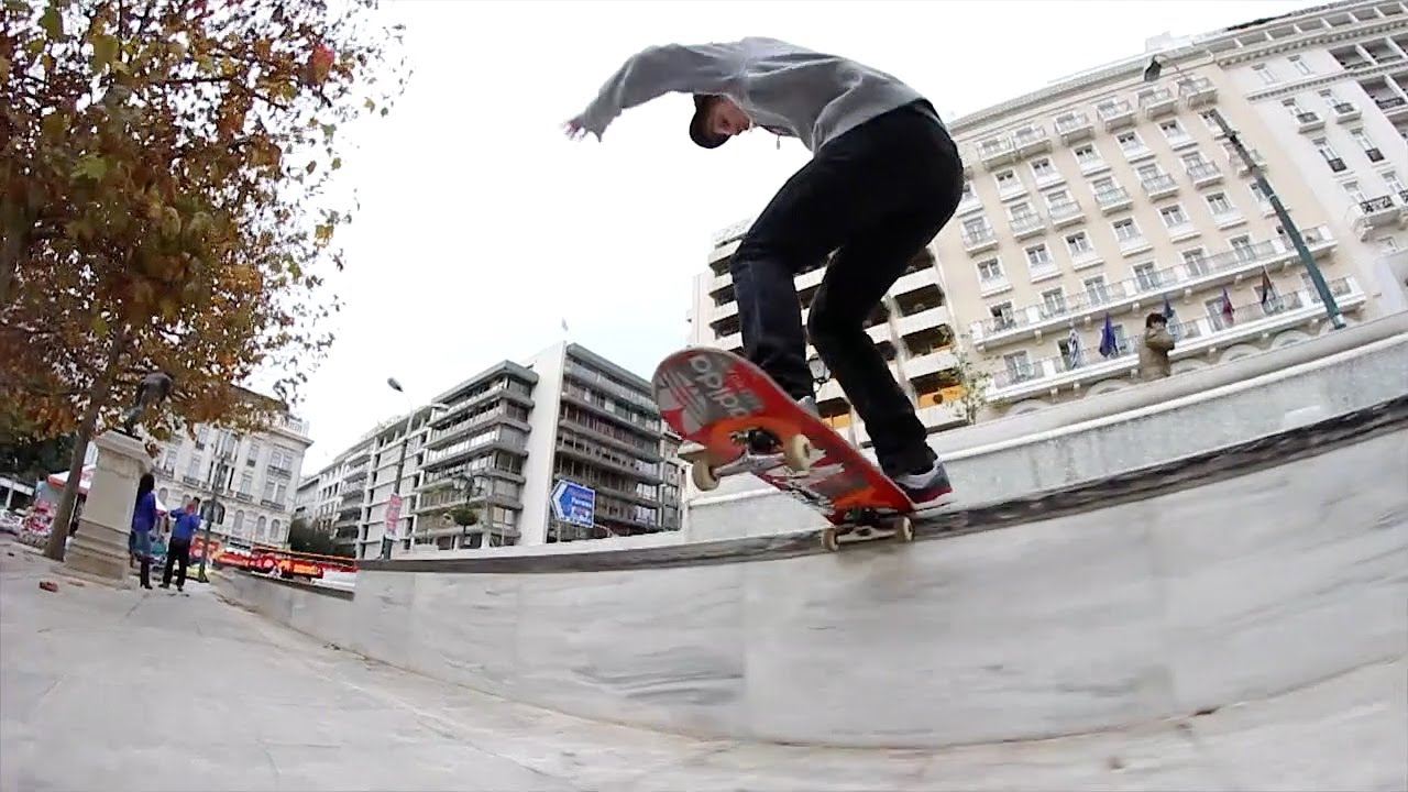 Skateboarding in Greece! Fabian Doerig YouTube