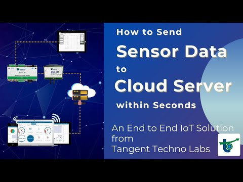 How to send Sensor data to Cloud Dashboard using Smart IO IoT Gateway? - Tangent Techno Labs®️