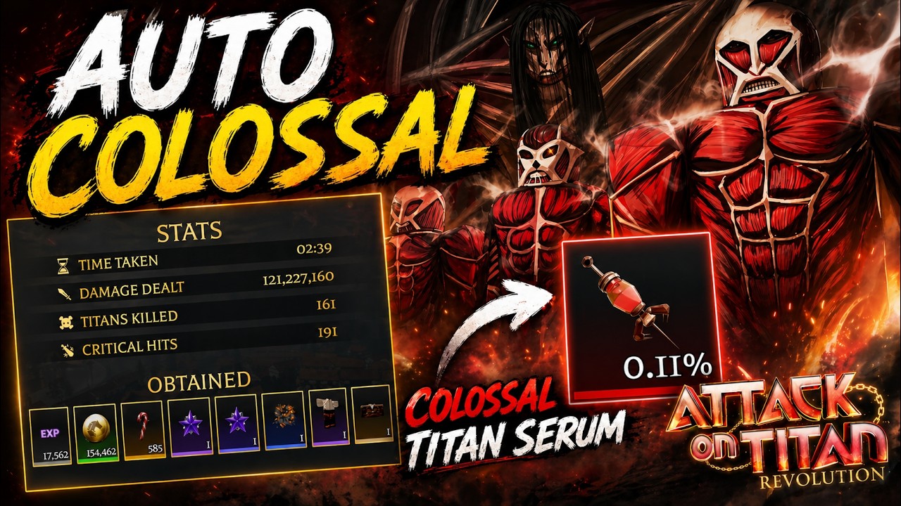 [2:30m] Violet | COLOSSAL RAID | UPDATE 4 | AOT:R Exploiting - YouTube