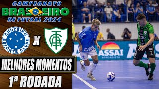 Cruzeiro X América-MG | 1ª Rodada | Campeonato Brasileiro de Futsal 2024 (11/05/2024)