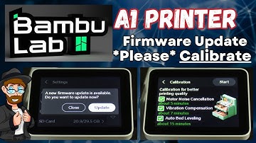 Bambu Lab A1: How to Update the Firmware, and Run Calibration - 3D Printer