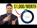 I'm Building A $1,000/Month Passive Income Dividend Portfolio From $0