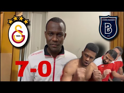 Gs Vs Başakşehir Maçı! Hoca Çıldırdı ( 7-0 )