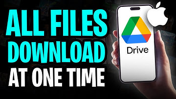 How to Download All Files from Google Drive at One Time on iPhone (2025)