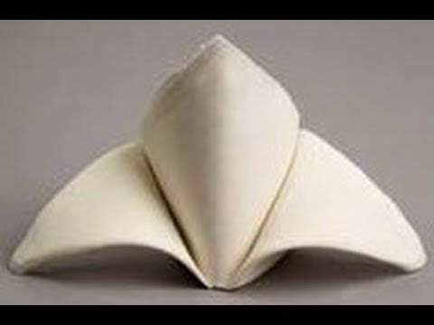 Come Piegare i Tovaglioli Cappello del Vescovo/Fold Napkins Bishop&rsquo;s hat