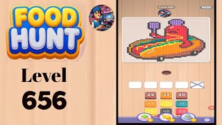 Details Food hunt pixel puzzle level  656solution and walkthrough for gameplay  Update
