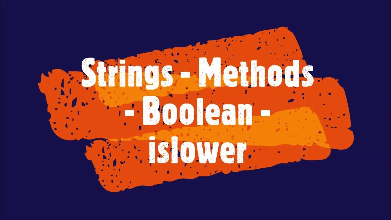 PYTHON - Strings - Methods - Boolean - islower #PythonTips #viral # ...
