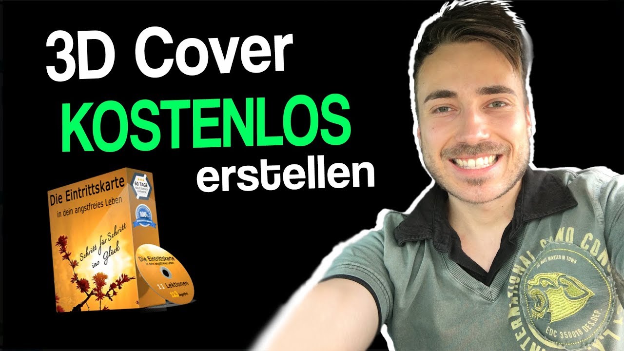 3d Cover In 3 Minuten Erstellen Kostenlos Youtube