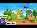 Cinco Ranitas Manchadas | Canciones Infantiles | Dibujos Animados | Little Baby Bum en Español