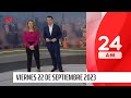 24 AM - Viernes 22 de septiembre | 24 Horas TVN Chile