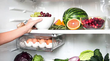 Pode colocar fruta na geladeira?
