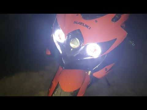 BK Moto Projector Headlight on 2008 GSXR 750