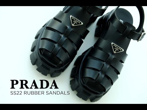 PRADA SS22 Rubber sandals