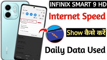 infinix smart 9 hd net speed show/infinix smart 9 hd me net speed kaise dekhe/network speed setting