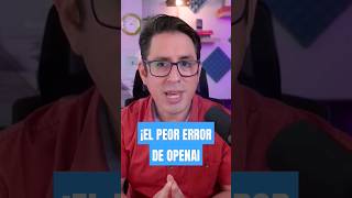 OpenAI cometió el peor error de su historia #edchismes