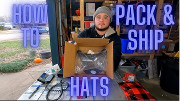 #SilentShipping : How To Pack and Ship A Hat - USPS First Class Mail