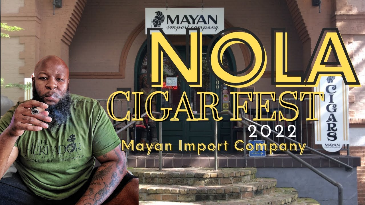 Touring Mayan Import Company cigar shop & lounge in New Orleans, LA during NOLA Cigar Fest 2022
