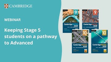 Keeping Stage 5 students on a pathway to Advanced | CambridgeMATHS NSW 7-10 Third Edition