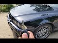 BMW e39 5 series How to open hood with no tools in 30sec when cable is broken EZ DIY