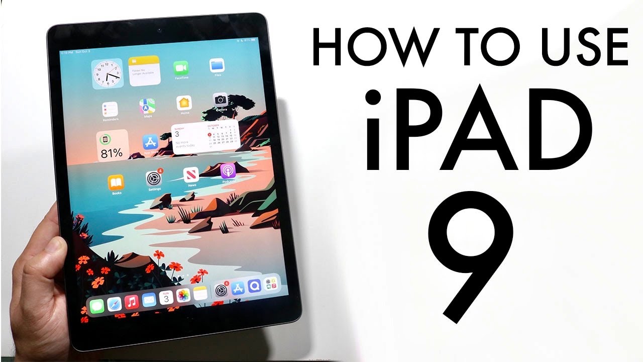 How To Use Your iPad 9th Generation! (Complete Beginners Guide