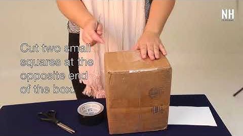 How to make a pinhole camera to watch the solar eclipse.