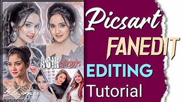 PicsArt fanedit editing tutorial || amazing fanedit || special fanedit for idol|| fanedit for idol