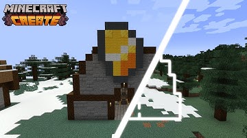 I Built a GOLD FACTORY in Create Mod Hardcore!