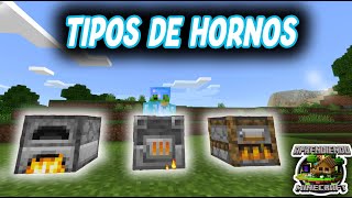 TIPOS DE HORNOS - AHUMADOR - HORNO DE FUSION  - APRENDIENDO MINECRAFT #31