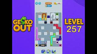 Gecko Out Level 257 Solution | Step by Step Walkthrough