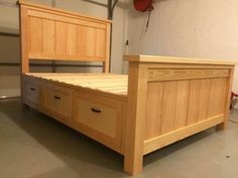 Interesting Farmhouse  Storage Bed  Ideas YouTube