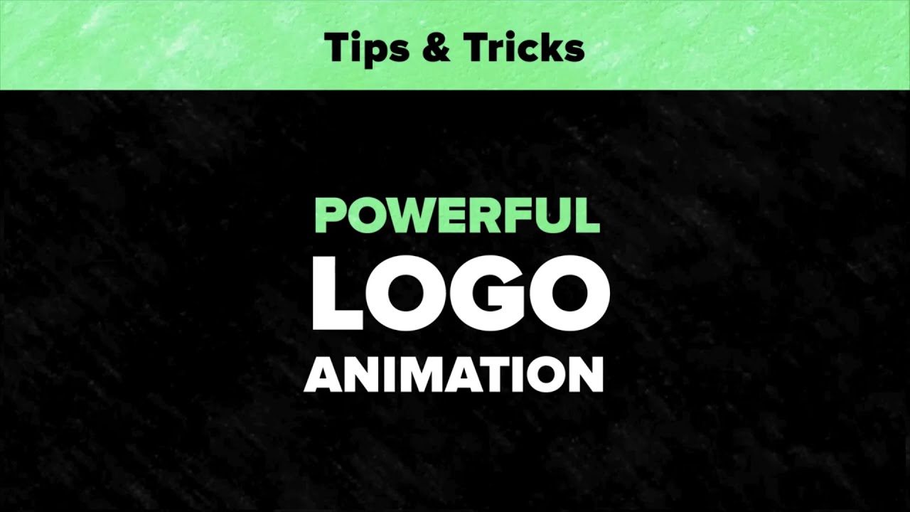 After Effects Tips & Tricks - Powerful Logo Animation - YouTube