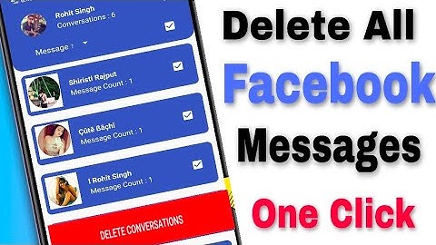 How to Delete all Facebook Messages in One Click 2022 | 100% Working