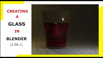 Blender Tutorial-realistic glass in blender 2.9 Cycles Render | procedural fingerprints