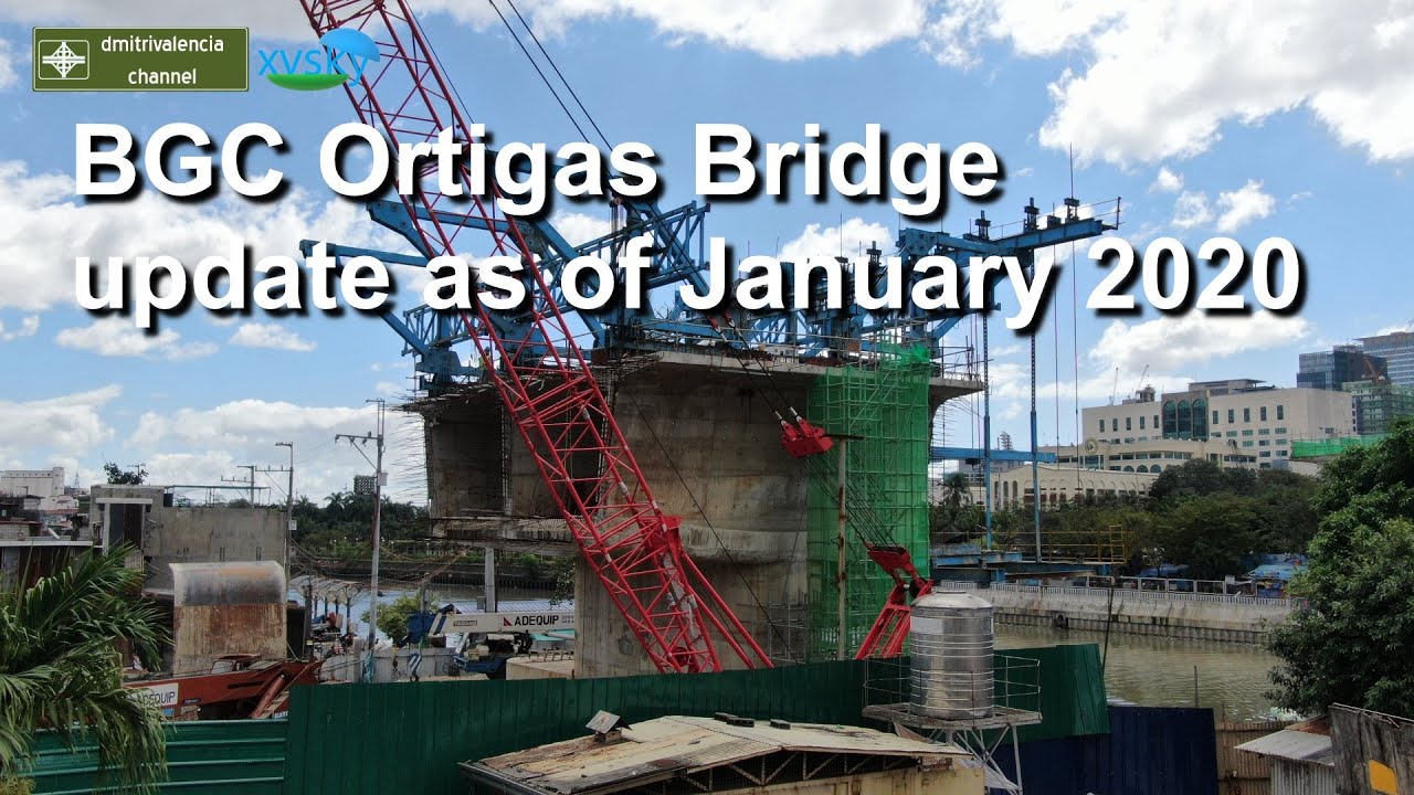 BGC Ortigas Bridge update as of January 2020 - YouTube
