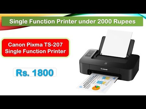Single-Function Color Printer under 2000 Rupees (हिंदी में) | #Canon TS-207